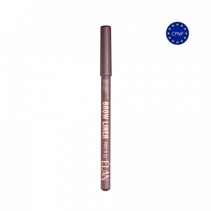 Pieštukas antakiams ELAN BROW LINER 01 medium brown