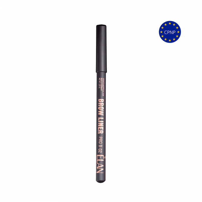 Pieštukas antakiams ELAN BROW LINER 02 dark brown